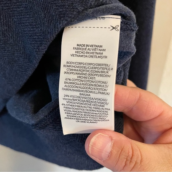 Polo by Ralph Lauren Blue Zip Up Sweater - Picture 3 of 8